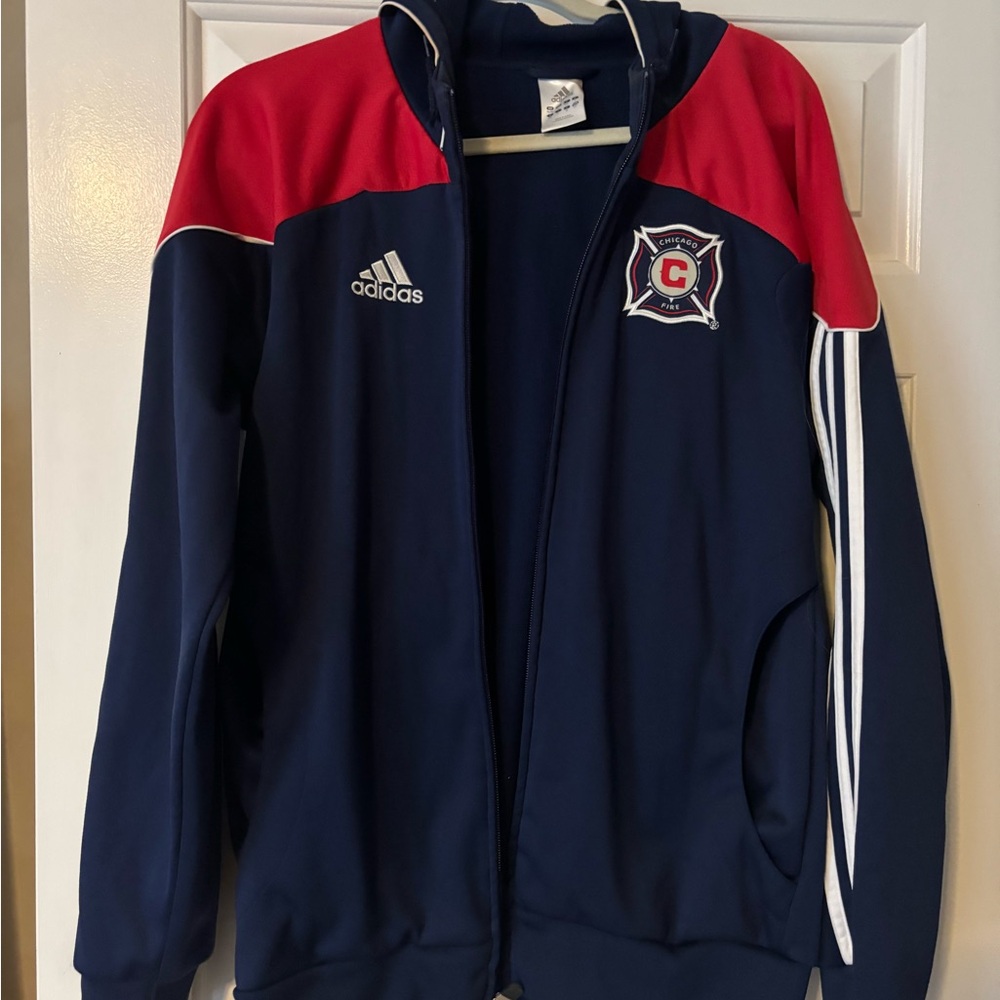 Adidas Chicago Fire Navy Red Jacket